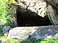 Hideout room in the ground behind the house museum