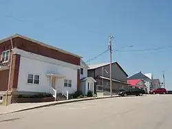 Part of the commercial area in Holy Cross