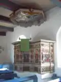 Pulpit in the church of Hooge