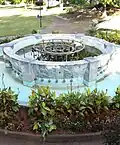 View of fountain