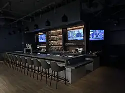 The hotel's bar