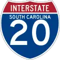 Interstate 20 marker