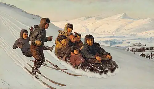 Wintertime in Greenland