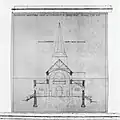 Crosssection of the nave