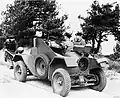 Dingo Scout armoured light reconnaissance vehicle. Not adopted by the British Army which chose a design by BSA instead.