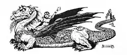 Illustration # 4 by Frank C. Papé from Naughty Eric by Emile Clement (1902)