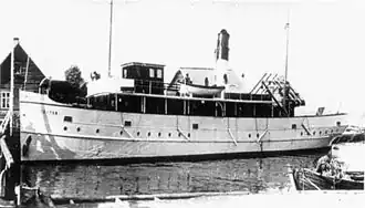 View of the ship