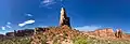 Left to rightː Egypt Rock, Kissing Couple, Grand View Spire, Independence Monument (centered), Pipe Organ (right).
