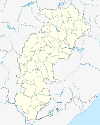 Rajim is located in Chhattisgarh
