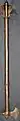 Indian (Deccan) tabar-shishpar, an extremely rare combination tabar axe and shishpar eight-flanged mace, steel with hollow shaft, 21.75 in (552 mm), 17th to 18th century