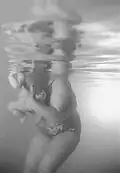 Water babies infant swimming lessons in State College, Pennsylvania, 1984