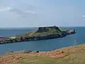 Promentary fort on the Inner Head of Worms Head