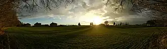 Sundown in the Innviertel near Wollöster