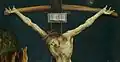 Detail of The Small Crucifixion, painting by Matthias Grünewald, c. 1510, National Gallery of Art, Washington