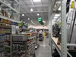 Inside the store