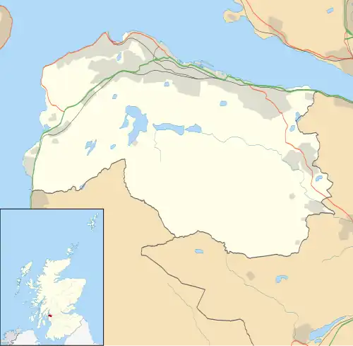 Inverclyde shown within Scotland