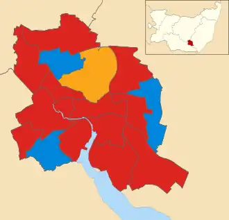 2023 results map