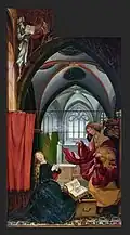 Panel from the Isenheim Altarpiece by Matthias Grünewald, 1512–1516
