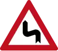 Curve left and then right