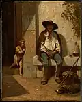 Italian Peasant (1842), oil on canvas, 15 5/8 x 12 1/2 in. (39.7 x 31.8 cm), Clark Art Institute