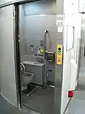 Toilet of a 209-2100 series set