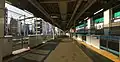 Yamanote Line (left) and Keihin-Tōhoku Line (right) platform screen doors, 2021