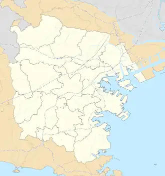 Tateba Station is located in Yokohama