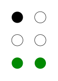 ⠥