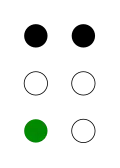 ⠍