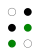 ⠞ (braille pattern dots-2345)