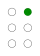 ⠈ (braille pattern dots-4)