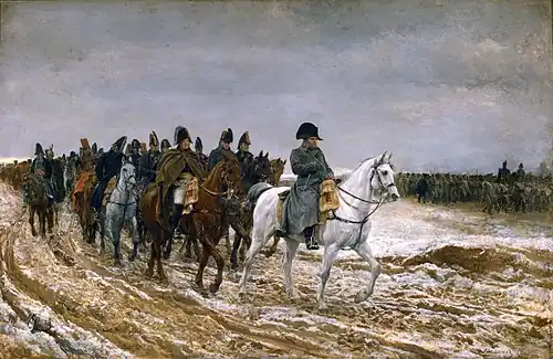 Campagne de France 1814 by Ernest Meissonier (1864) Musée d'Orsay