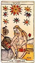 XVII. Le Toile (L'Étoile) (The Star)