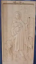 Jesus Christ among lambs