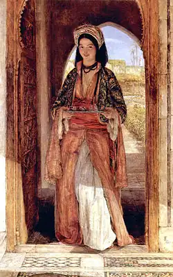 Image 9The Coffee Bearer by John Frederick Lewis (1857) (from History of coffee)