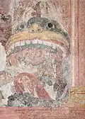 Höllenrachen (Last Judgement) painting inside St. Martin