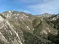 Southwest aspect of Josephine Peak (upper left) and Strawberry Peak to right.