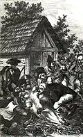 Frontispiece of book Die Judenschule by Hartwig von Hundt-Radowsky [de], Aarau 1822