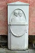 Memorial stone for Gerhard and Wilhelm von Kügelgen