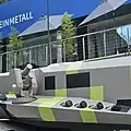 KF51-U turret side with Iron Fist launcher