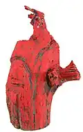 Twitch, n. a. colored wood, height 46 cm MNMA, Jagodina