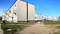 Residential estate backyards