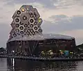Kaohsiung Music Center at dusk in 2024
