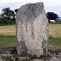 Reverse side of the runestone.