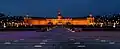 The palace with Christmas illumination