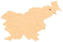 The location of the Municipality of Cerkvenjak