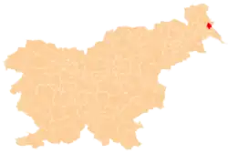 The location of the Municipality of Dobrovnik