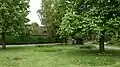 A small park area at the old village center.