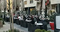 Image 4Croatians in a caffe bar on Petar Preradović Square, also known as "Flowers Square" (Cvjetni trg), in Zagreb (from Culture of Croatia)