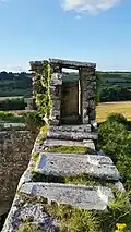 Castle battlements